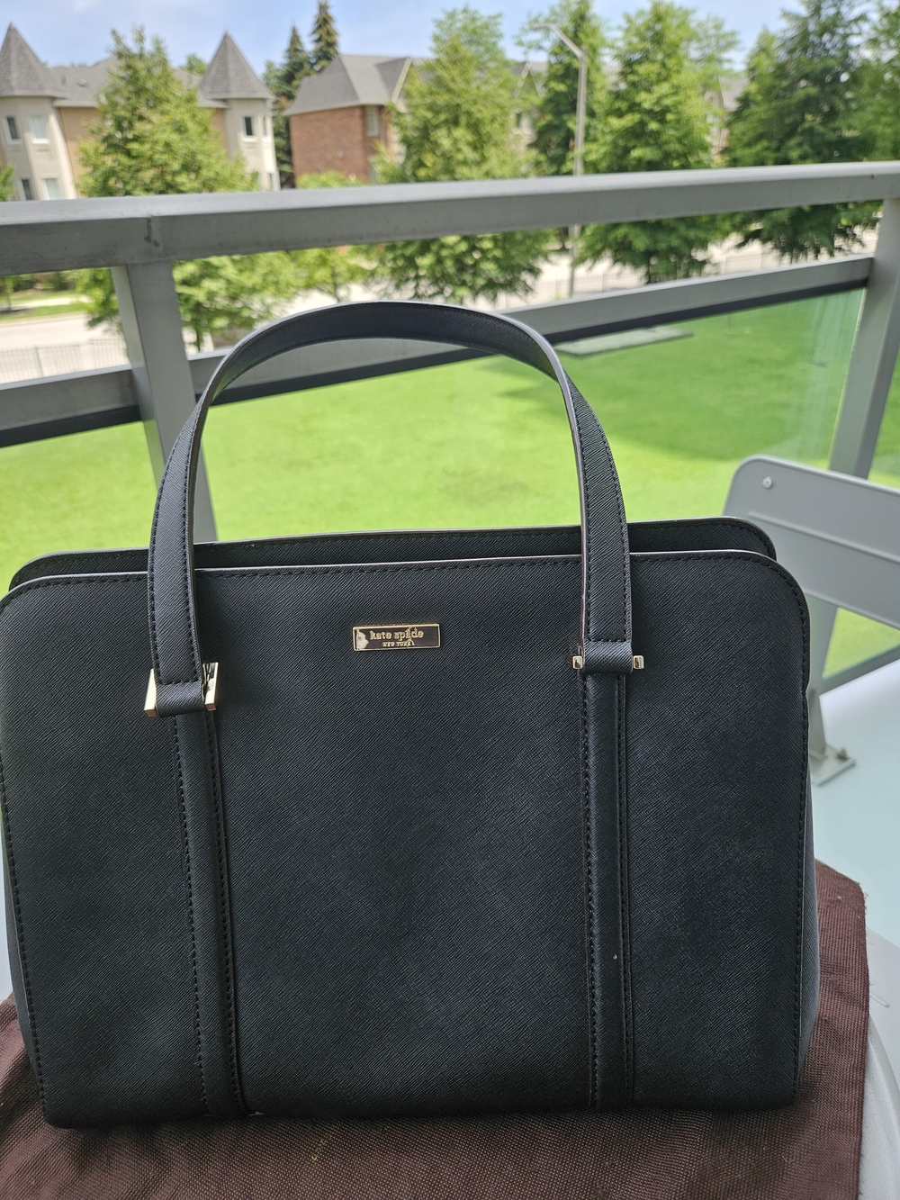 kate spade Black Leather Tote Bag - Picture 8 of 16